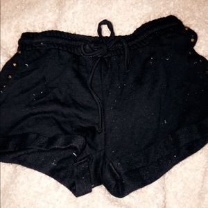 Blue Shorts and Dark Grey Shorts